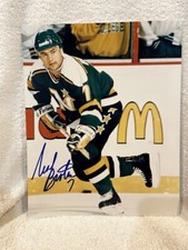 BEAUTIFUL Neal Broten #7 AUTOGRAPHED 8x10 Photo #1, Minnesota North Stars, NICE!