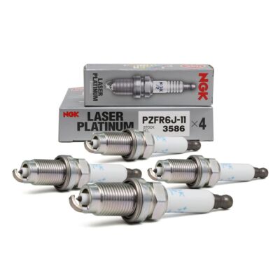 4x NGK 3586 PZFR6J-11 Zündkerze für VW GOLF 4 POLO AROSA IBIZA LEON 101905600A