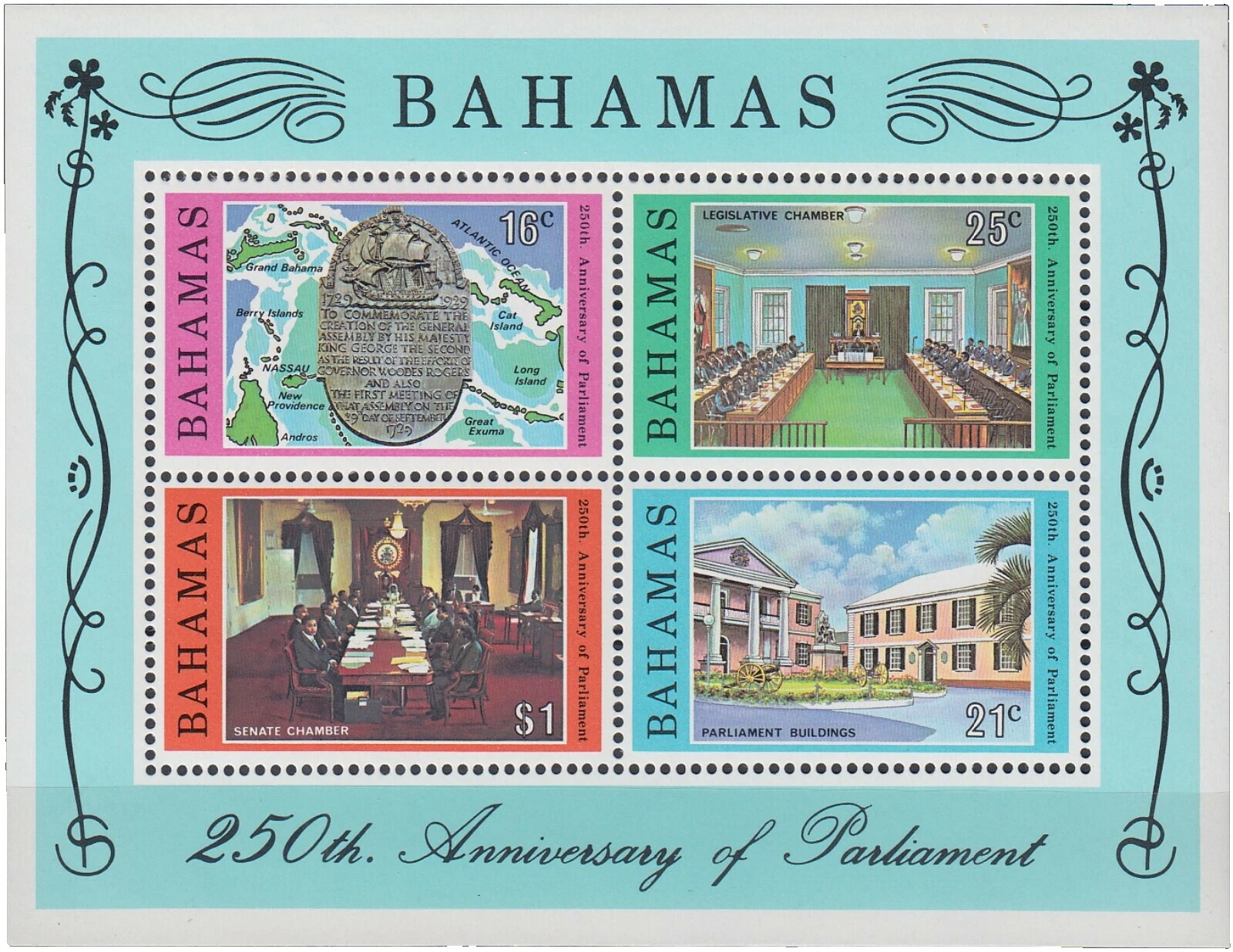Los políticos estampillas de Bahamas (1973-presente)