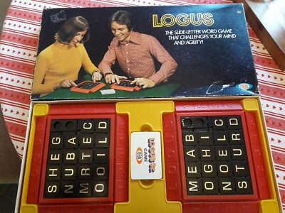 Vintage Logus Wortspiel von Ideal um 1971 vollständig Made in USA