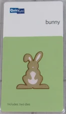 QuicKutz Bunny 2x2, 2 cutting dies set KS-0107