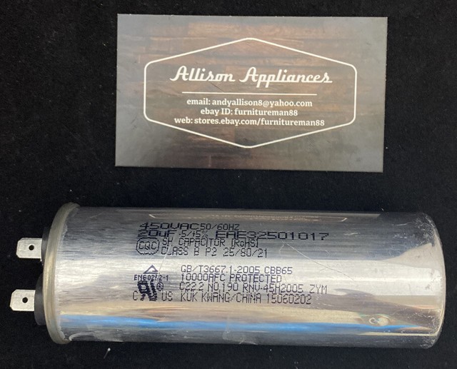 LG REFRIGERATOR RUN CAPACITOR EAE32501017 for sale online eBay