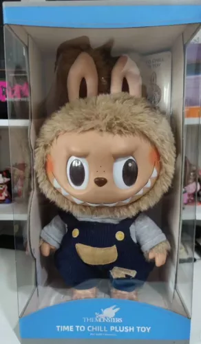 Modellino bambola peluche POP MART LABU Time to Chill-Vinyl scatola sigillata nuovo fantastico regalo! - Foto 2 di 4