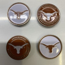 Texas Longhorns Double Sided Ball Marker Set of 4- markers