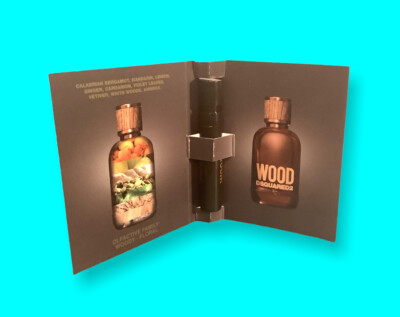 DSQUARED2 Wood Pour Homme Men's Eau de Toilette EDT 1mL .03 oz Sample Fragrance