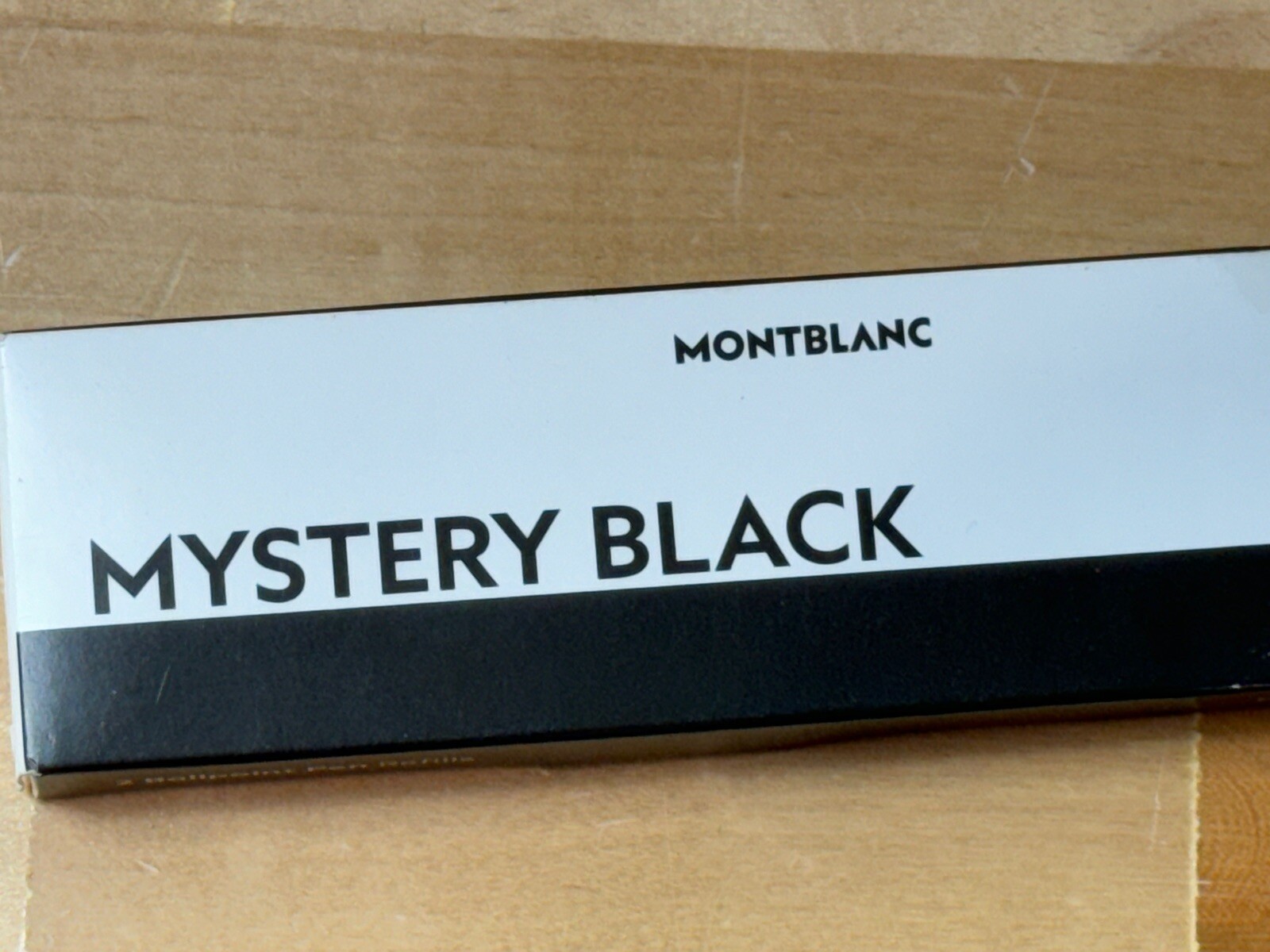 MONTBLANC Ballpoint Pen Refills Mystery Black Med Pt 2 Refills 128211