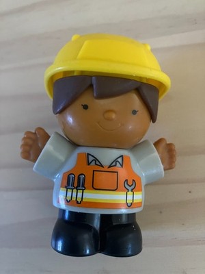 Playgo Mini Wheels 3  Figure Replacement Female Construction Worker