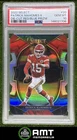 Patrick Mahomes II PSA 10 2022 Panini Select Red Blue Prizm Die Cut Chiefs 1706