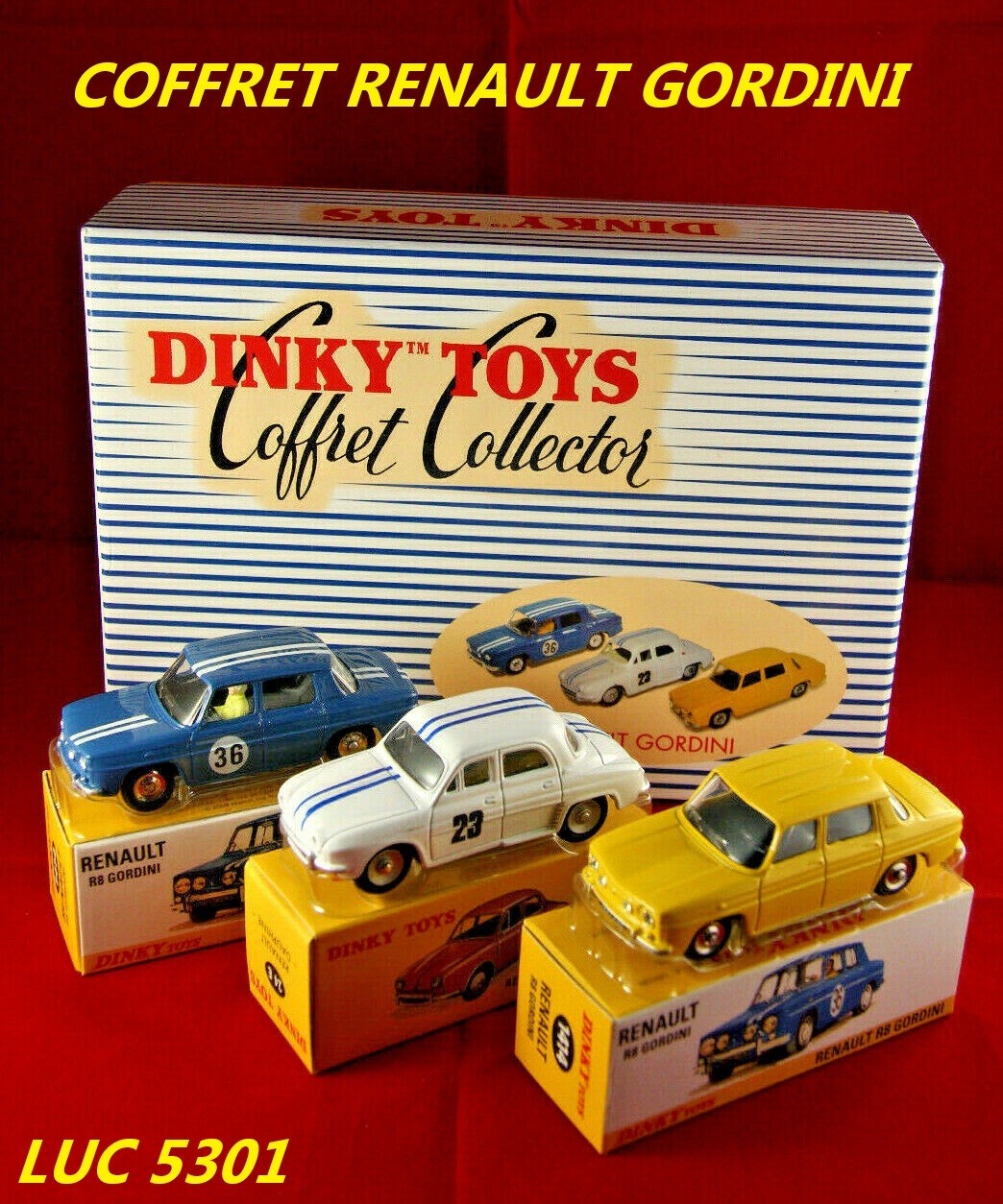 Coffret Gordini Série Privilège de Dinky Toys Atlas miniature 2009