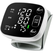 Compact Blood Pressure Monitor with LED Display  Voice Broadcast  Approved