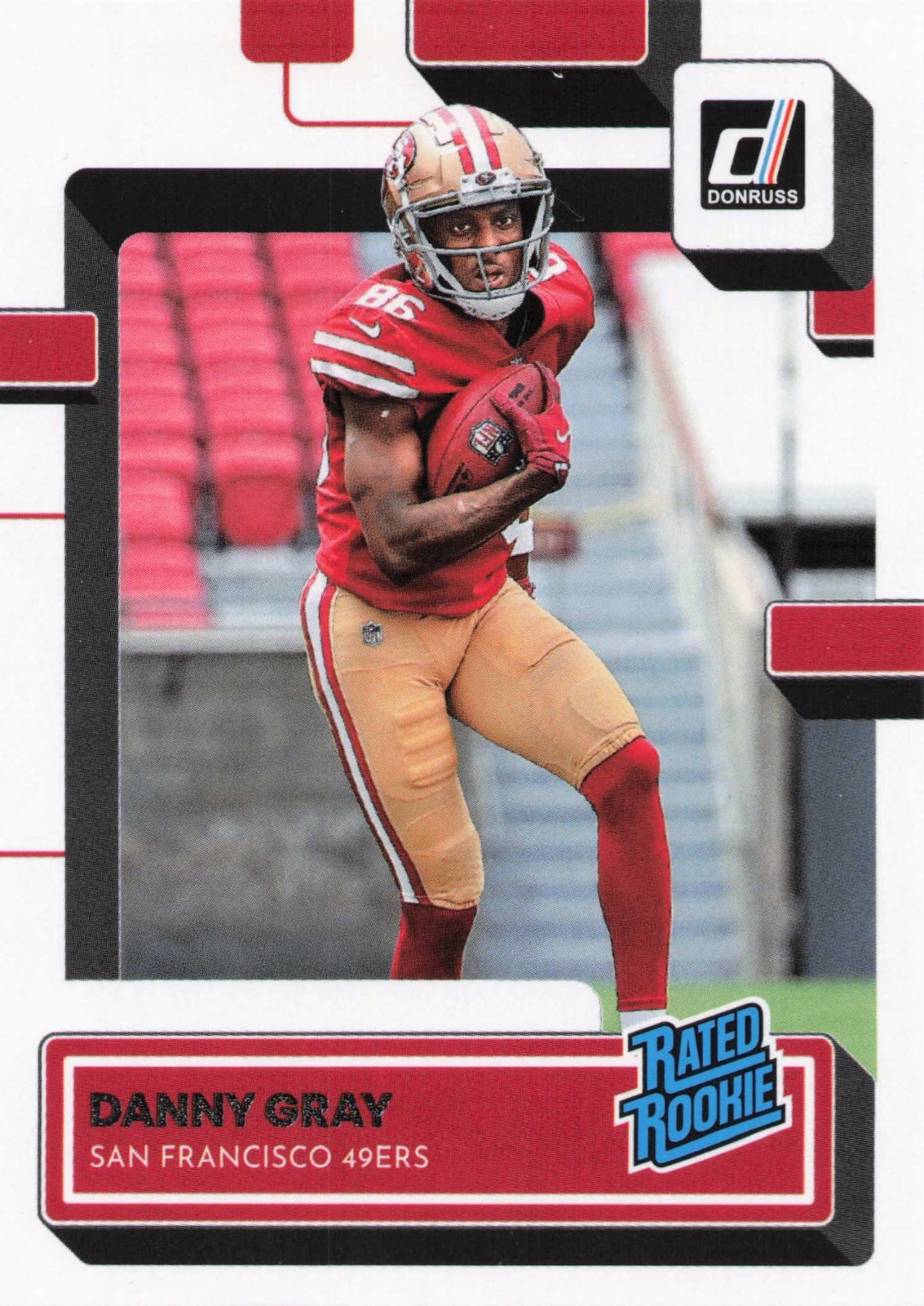Danny Gray - 2022 Panini Donruss Football - Rated ROOKIE #333