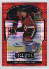 2020-21 Upper Deck Allure Red Rainbow Auto Thomas Chabot #66 Auto 3b3