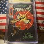AMAZING SPIDER-MAN #72 CGC 7.5 STAN LEE  SIGNED SHOCKER APPEARANCE #1206494002