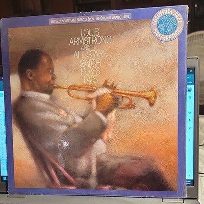 Louis Armstrong Satch Plays Fats Jazz LP 12'' 33 RPM Black Vinyl Columbia CL 708