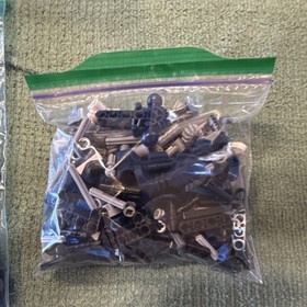 LEGO BIONICLE Krekka 8623 Bulk Lot Figure Dark Blue Silver Black Parts