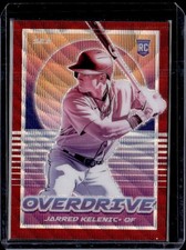 2021 Panini Chronicles #7 Jarred Kelenic Overdrive Ruby Wave #/199