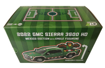 Greenlight 30389 2022 GMC Sierra 3500 HD Mexico Tribute Soccer '26