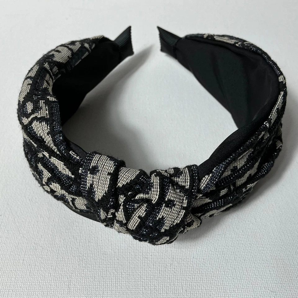 Dior Beauty Line Black and Cream Headband - Image 3 of 3