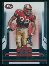 2006 Donruss Gridiron Gear #88 KEVAN BARLOW San Francisco 49ers