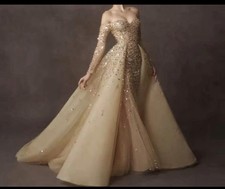 Gold Mermaid Evening Dress