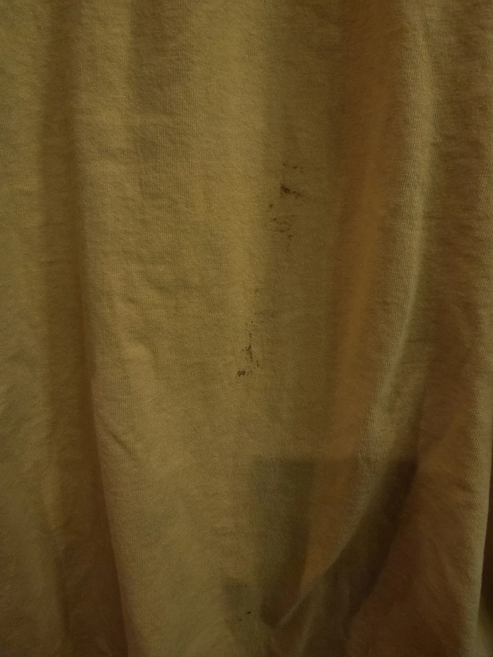 Camisetas molhadas vintage Virginia Slims Wear cigarros XL amarelas anos 90 pertencem à secadora  - Imagem 3 de 4