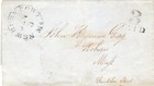 Stampless Newburyport Mass to Woburn with 3 PAID — photo 1