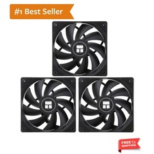 CPU Fan, 120mm 4pin PWM Silent Computer Case Cooler Fan,with S-FDB Bearing In...