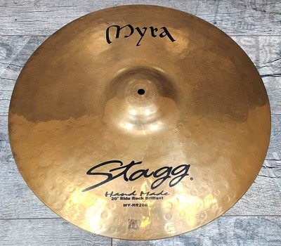STAGG Myra-Serie 20'' Rock Ride Brilliant B20 Bronze handhammered  TOPDEAL