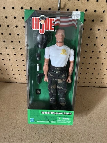 GI Joe 2002 Special Response Sheriff  12" Figure with Accessories, New