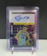 Bogdan Bogdanovic 2022-23 Panini Flux - Autograph Influx #AI-BGB (AU) HAWKS