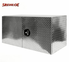 48x24x24 Aluminum Pickup Truck Trunk Bed Tool Box Under Bed Storagebarn Door