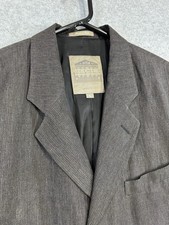 Vintage Structure Le Collezioni Gray Striped Blazer Size L Made in Italy
