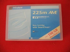 EXABYTE MAMMOTH-2 225M AME 8 MM TAPE CARTRIDGE W/SMARTCLEAN UP TO 150 GB