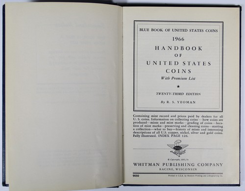 Vintage 1966 23rd Edition Handbook of United States Coins With Premium List - Picture 6 of 7