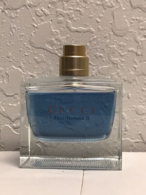 Gucci Pour Homme II EDT 3.3 OZ 100 ML For Men Cologne Vintage Rare HTF Cologne