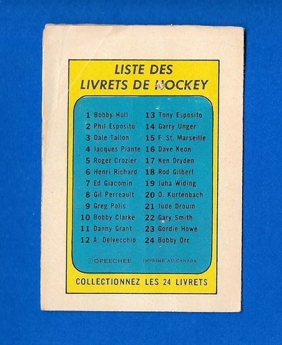 1971-72 OPC O PEE CHEE HOCKEY CARD + ERROR VARIATION 133-264 & BOOKLET SEE LIST - Picture 408 of 472