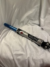 Hasbro Star Wars Jedi Master Lightsaber Blue TESTED Sounds And Light