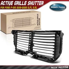 Upper Active Grille Shutter w/ Motor Assembly for Ford F-150 2018-2020 2.7L 3.5L