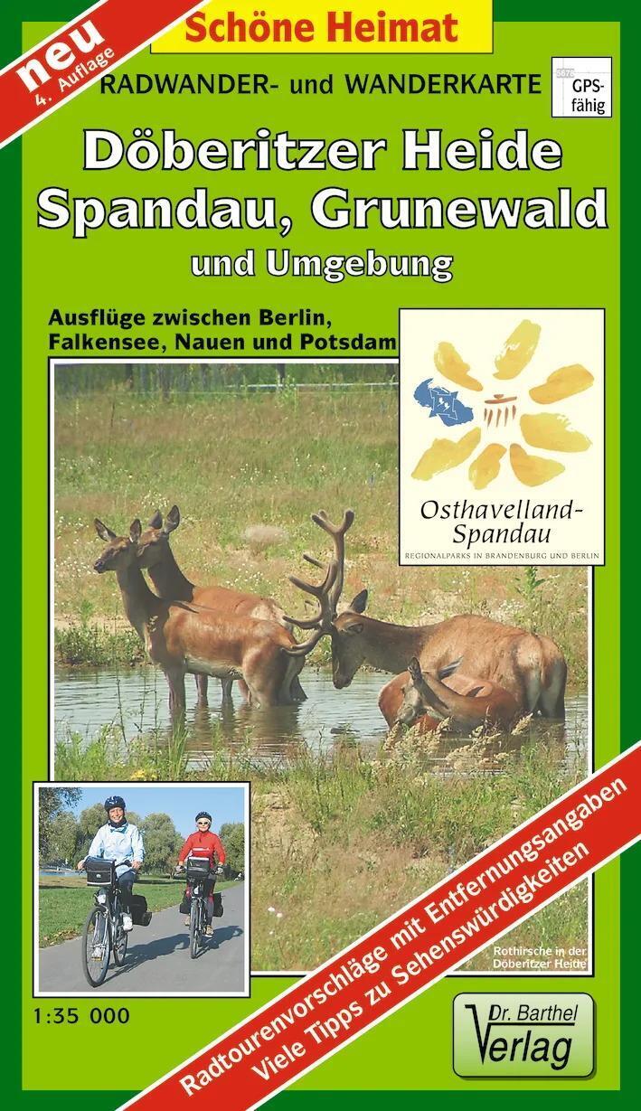 Thumbnail - Radwander- Und Wanderkarte Döberitzer Heide, Spandau, Grunewald Und