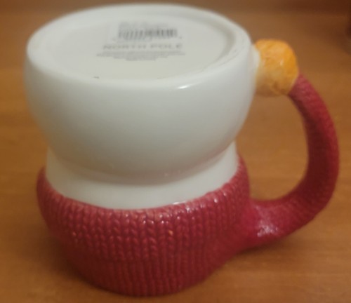 St. Nicholas Square NORTH POLE Figural Snowman Mug, 16 oz / 4 1/8", New, NWT - Picture 7 of 9