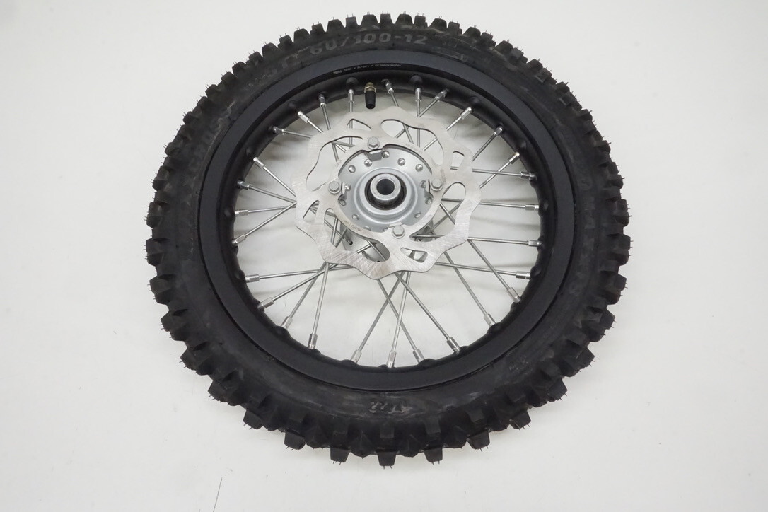 2023 KTM 50 SX Front Wheel OEM Black Rim Hub Rotor Sprocket GasGas