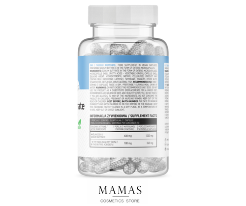 Sodio Butirrato 180 Capsule Da 600 Mg Premium: 90% Acido - Foto 12