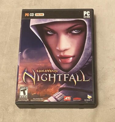 Guild Wars Nightfall - PC CD ROM COMPLETE Manuals Reference Guide 3-Discs 