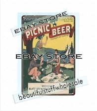 man cave wall art brewing Picnic beer metal tin sign tavern brewery pubsdecor
