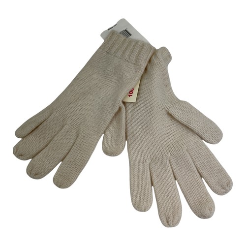 Never 2 Late Cashmere Gloves Marabou Blue One Size - Picture 2 of 5