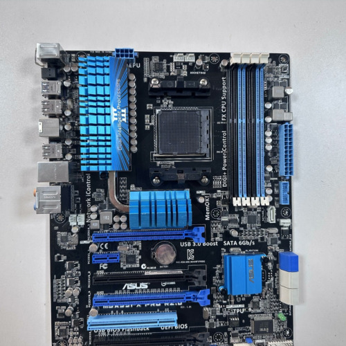 FOR ASROCK M5A99FX PRO R2.0 AMD AM3 DDR3*4 32GB ATX Motherboard Test OK - Picture 3 of 5