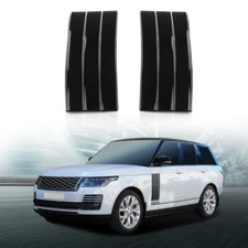 Door Side Fender Vents Molding Trim Fit For 13-22 Range Rover Vogue L405 Black