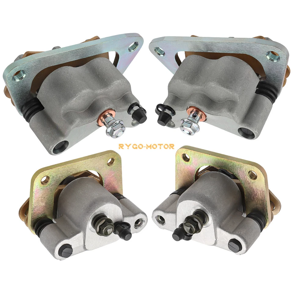 Pinzas de freno traseras y delanteras con pastillas para Polaris RZR 800 RZR S 800 2008 2009-2014 Foto 3 de 4