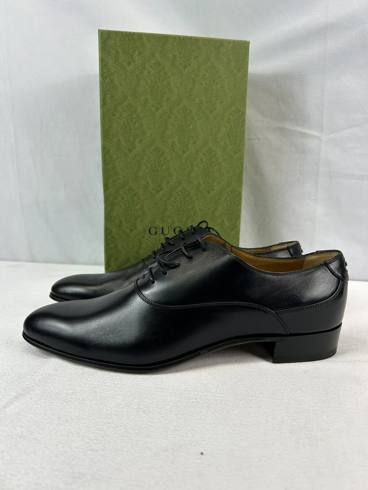 Chaussures à lacets GUCCI Double G en noir taille US 13