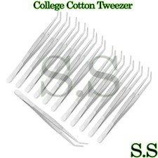 20 Pcs College/Cotton Dressing Pliers 6" Dental Instruments Dental Tweezer